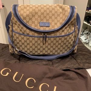 Gucci Diaper Bag Canvas